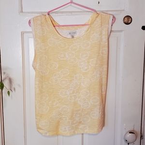 Lemon Print open back tanktop